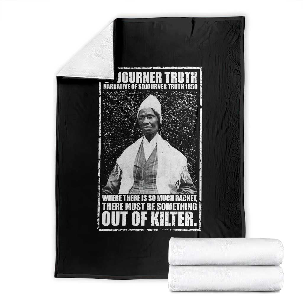 Sojourner Truth Quote Throw Blanket Black History Month TS14 Black Print Your Wear