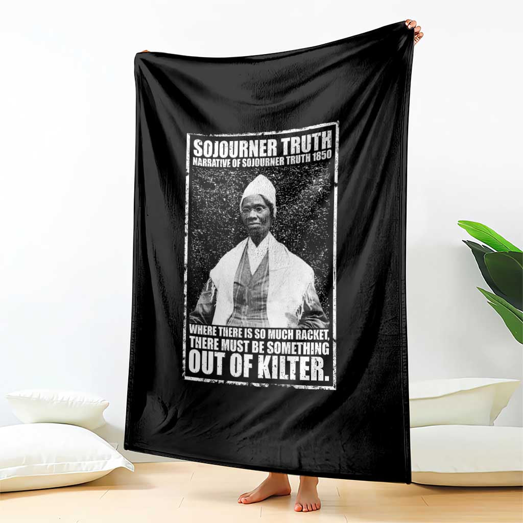 Sojourner Truth Quote Throw Blanket Black History Month TS14 Print Your Wear