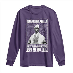 Sojourner Truth Quote Long Sleeve Shirt Black History Month TS14 Purple Print Your Wear