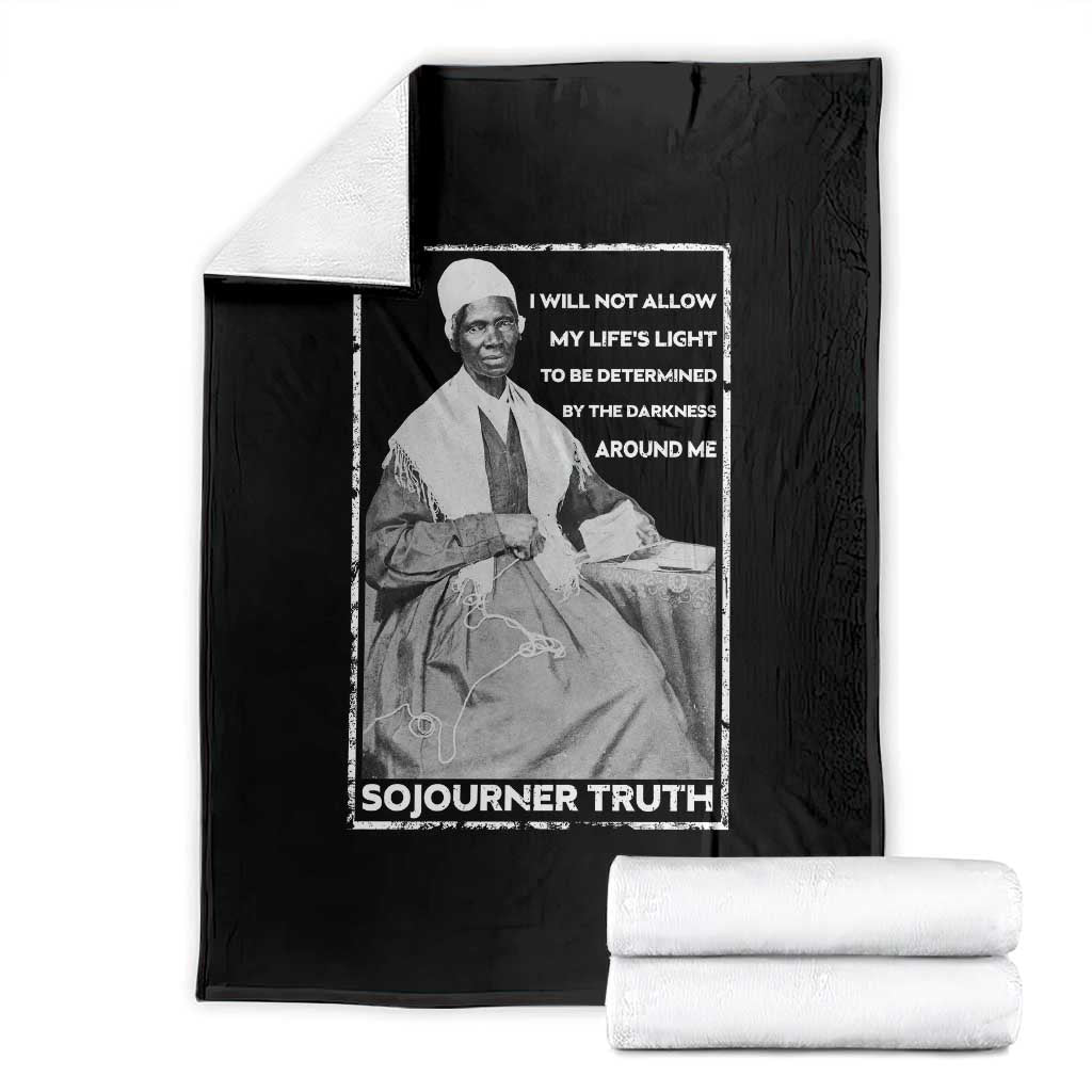 Sojourner Truth Quote Throw Blanket Black History Month Strong Woman TS14 Black Print Your Wear