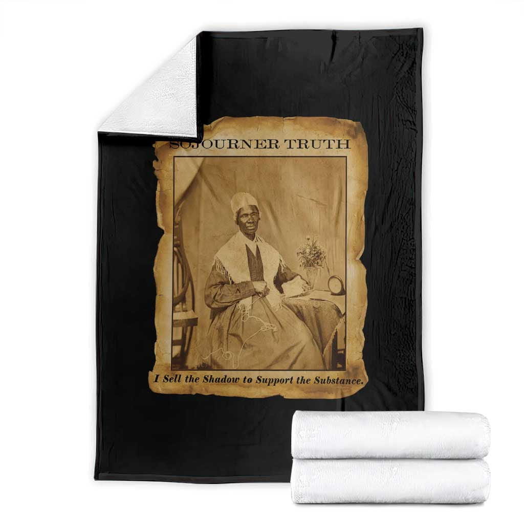Sojourner Truth Throw Blanket Black Women Quote TS14 Black Print Your Wear