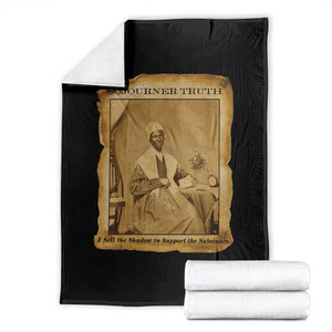 Sojourner Truth Throw Blanket Black Women Quote TS14 Black Print Your Wear