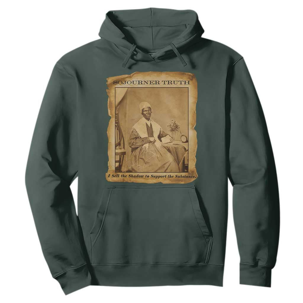 Sojourner Truth Hoodie Black Women Quote TS14 Dark Forest Green Print Your Wear