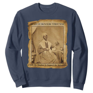 Sojourner Truth Sweatshirt Black Women Quote TS14 Navy Print Your Wear