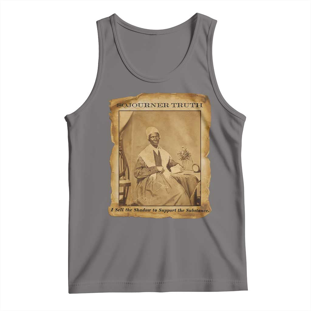 Sojourner Truth Tank Top Black Women Quote TS14 Deep Heather Print Your Wear