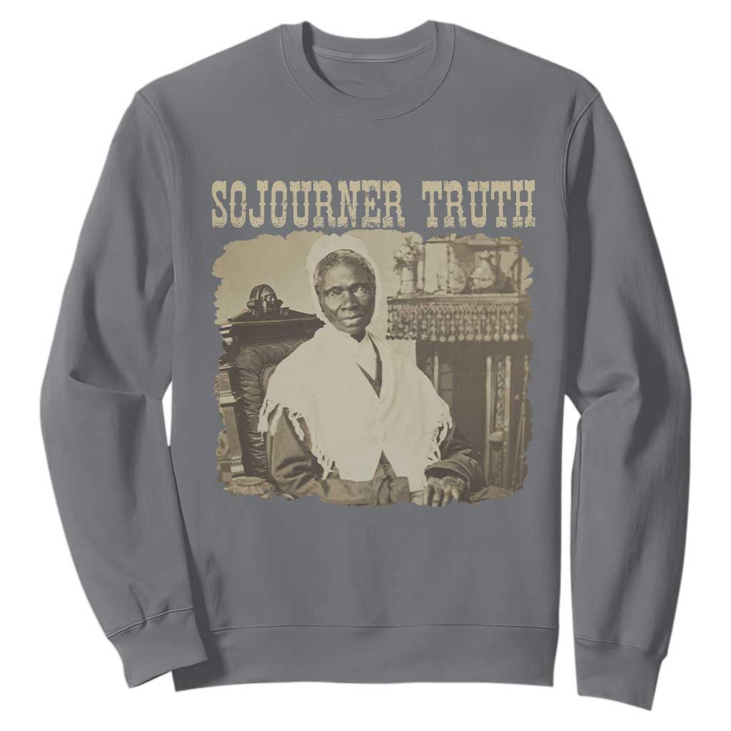 Sojourner Truth Sweatshirt African American Historical Hero TS14 Charcoal Print Your Wear