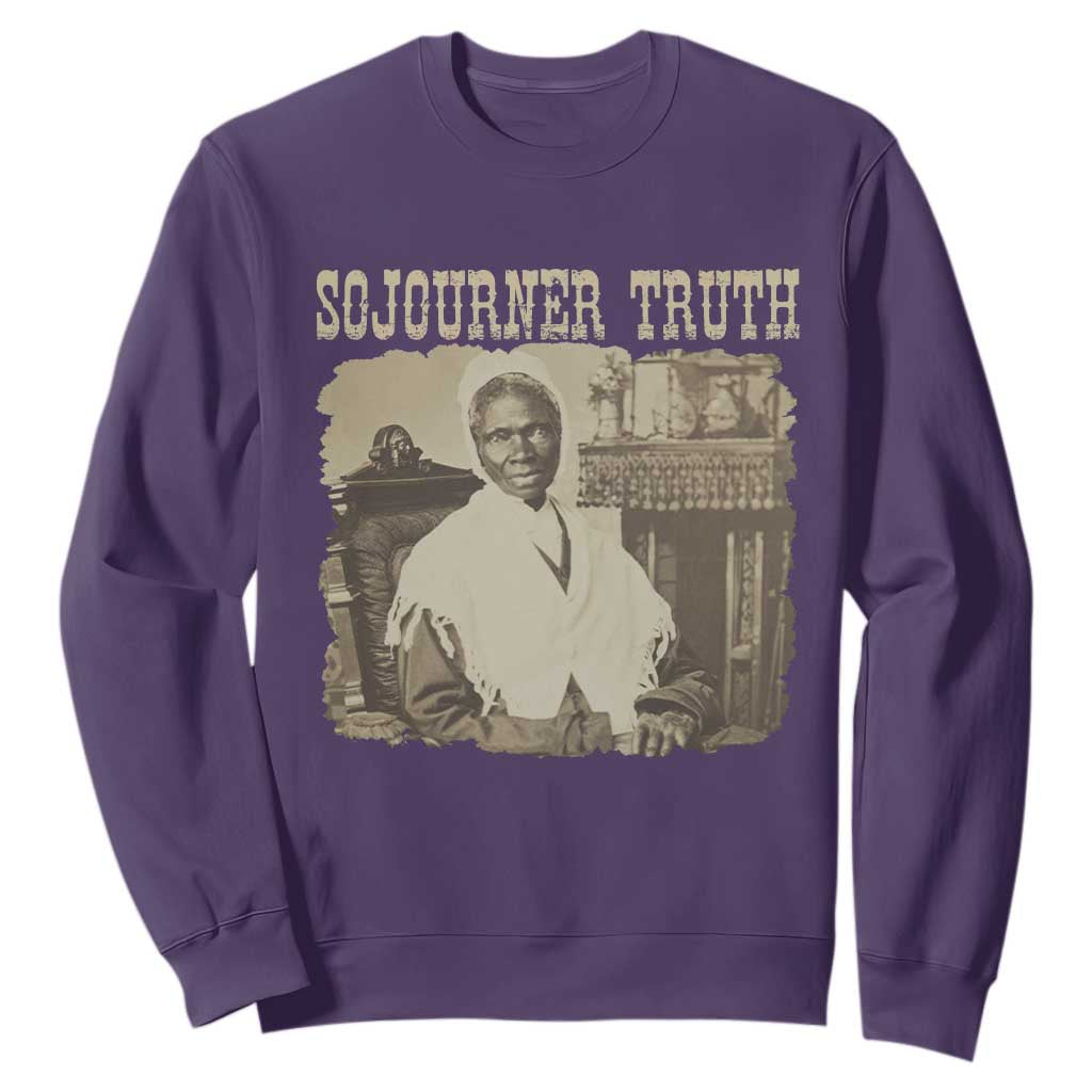 Sojourner Truth Sweatshirt African American Historical Hero TS14 Purple Print Your Wear