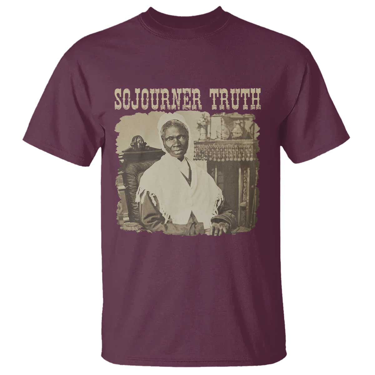 Sojourner Truth T Shirt African American Historical Hero TS14 Maroon Print Your Wear