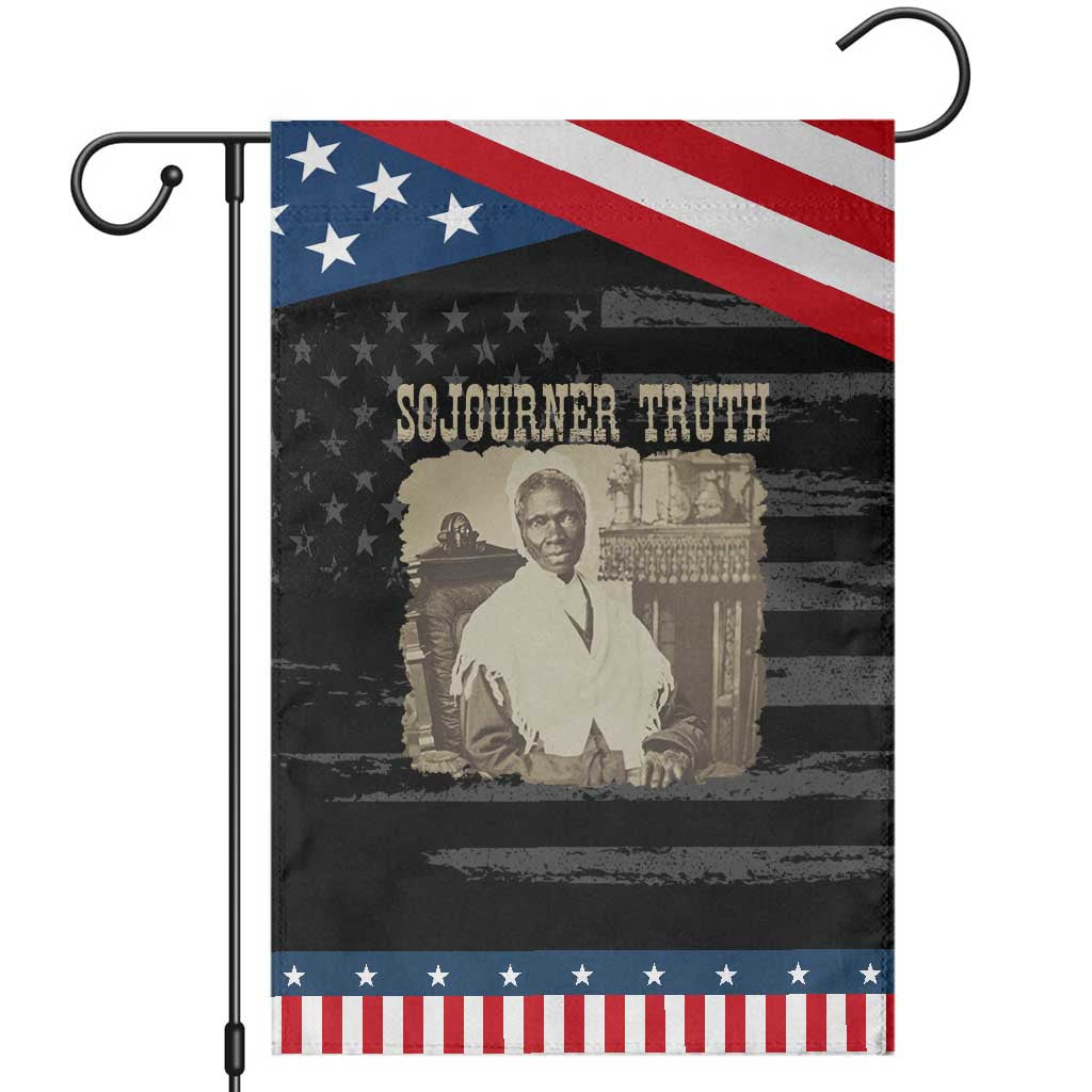 Sojourner Truth Garden Flag African American Historical Hero TS14 Distressed Black Blue Print Your Wear