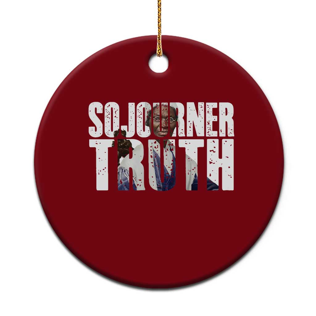Sojourner Truth Quote Ceramic Ornament African American Historical Hero TS14 1pc Red Print Your Wear