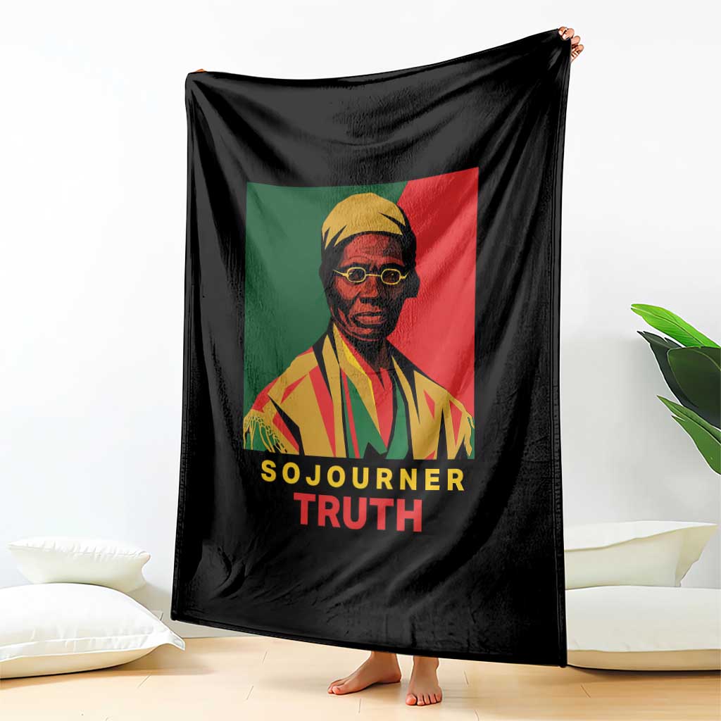 Sojourner Truth Throw Blanket Black History Month TS14 Print Your Wear