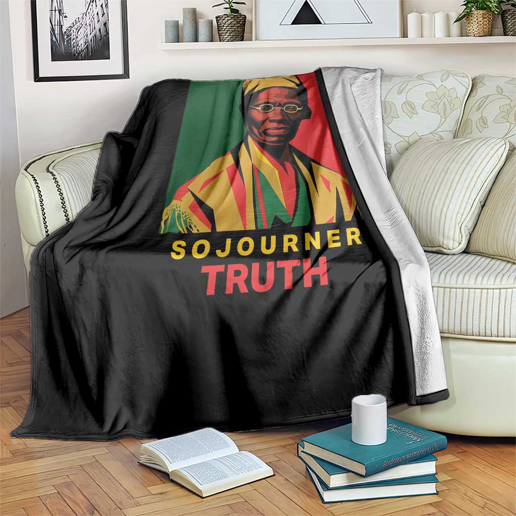 Sojourner Truth Throw Blanket Black History Month TS14 Print Your Wear
