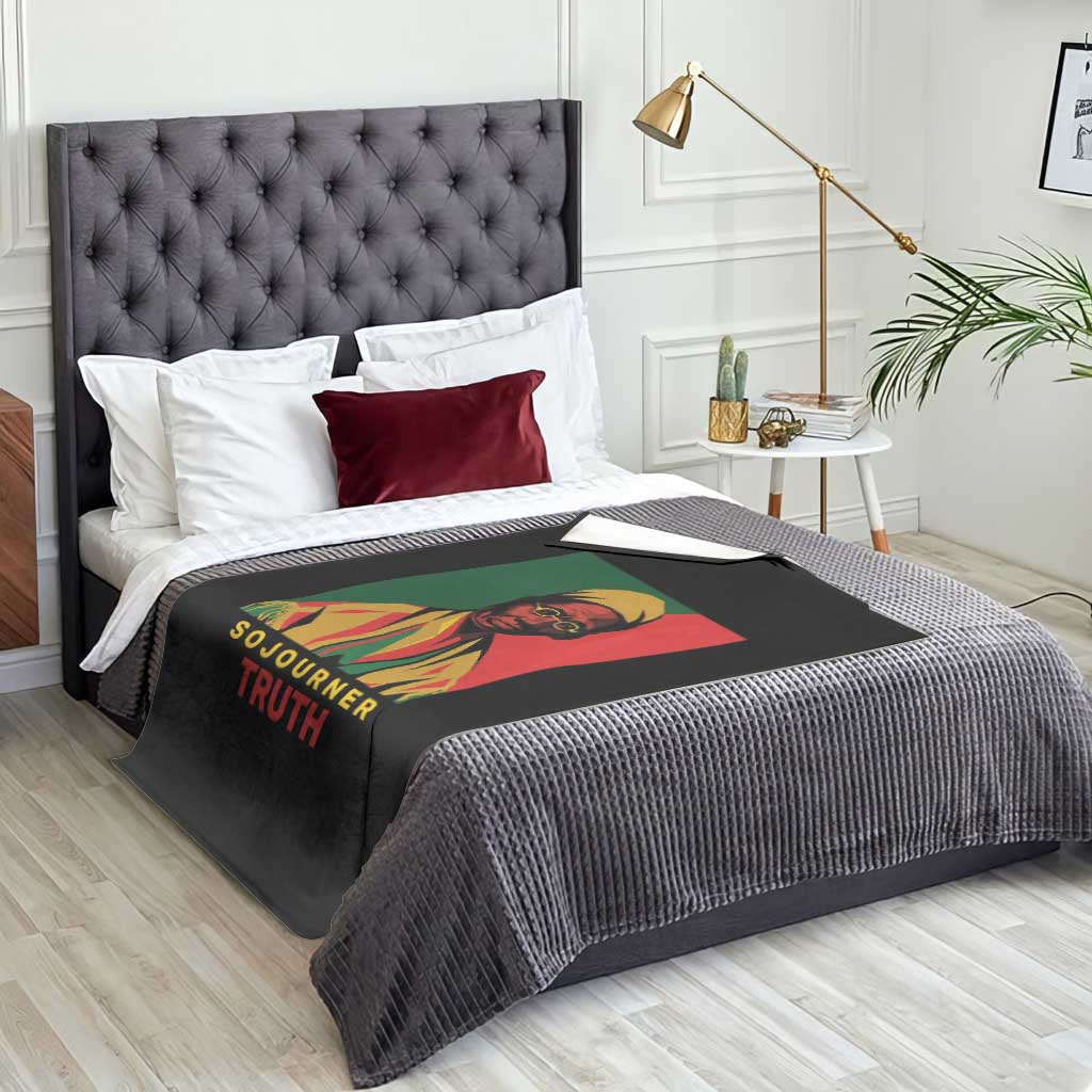 Sojourner Truth Throw Blanket Black History Month TS14 Print Your Wear