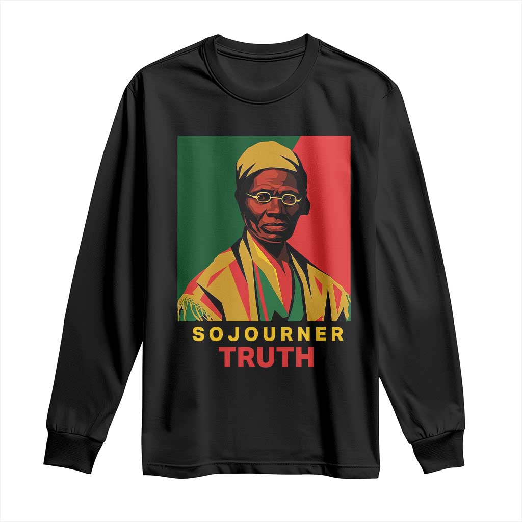 Sojourner Truth Long Sleeve Shirt Black History Month TS14 Black Print Your Wear
