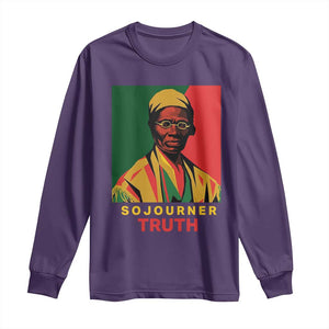 Sojourner Truth Long Sleeve Shirt Black History Month TS14 Purple Print Your Wear