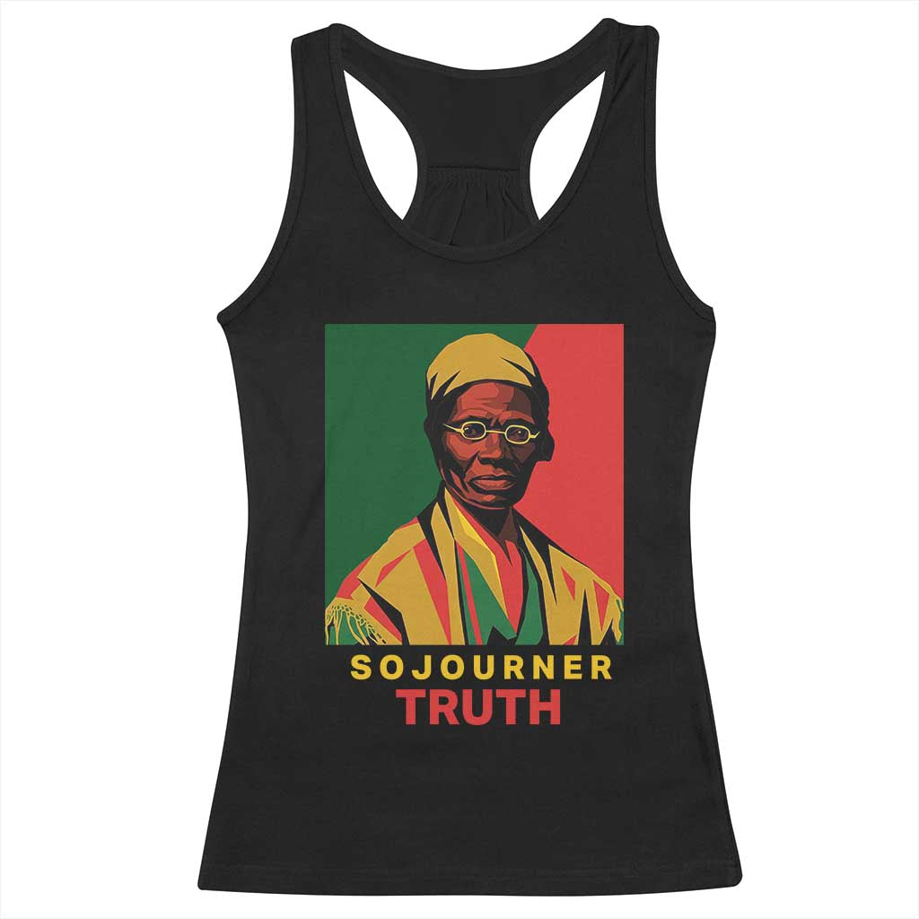 Sojourner Truth Racerback Tank Top Black History Month TS14 Black Print Your Wear
