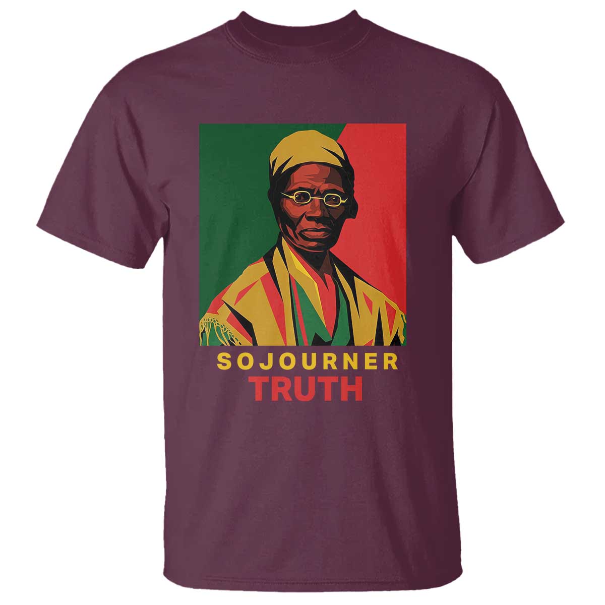 Sojourner Truth T Shirt Black History Month TS14 Maroon Print Your Wear