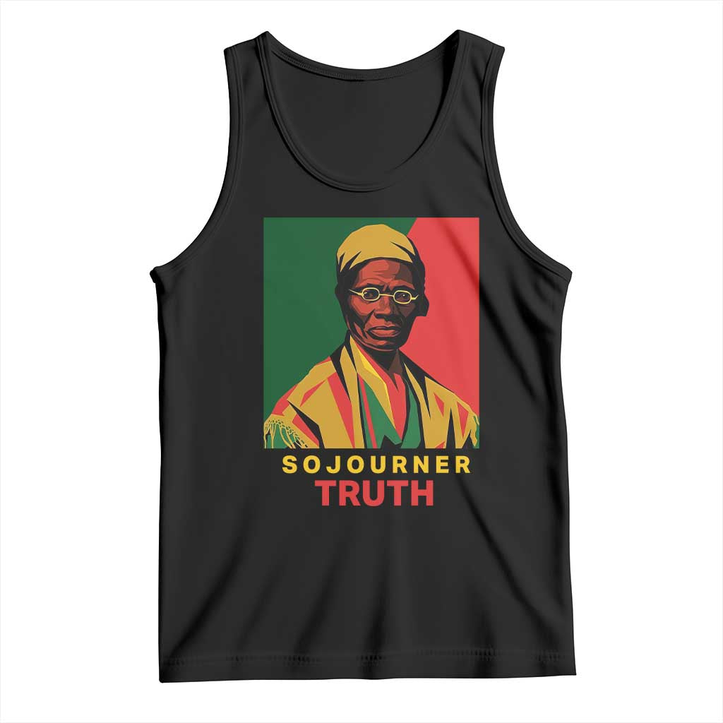 Sojourner Truth Tank Top Black History Month TS14 Black Print Your Wear