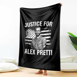 Justices for Alex Pretti Throw Blanket Resist Abolish ICE Protest TS14 Print Your Wear
