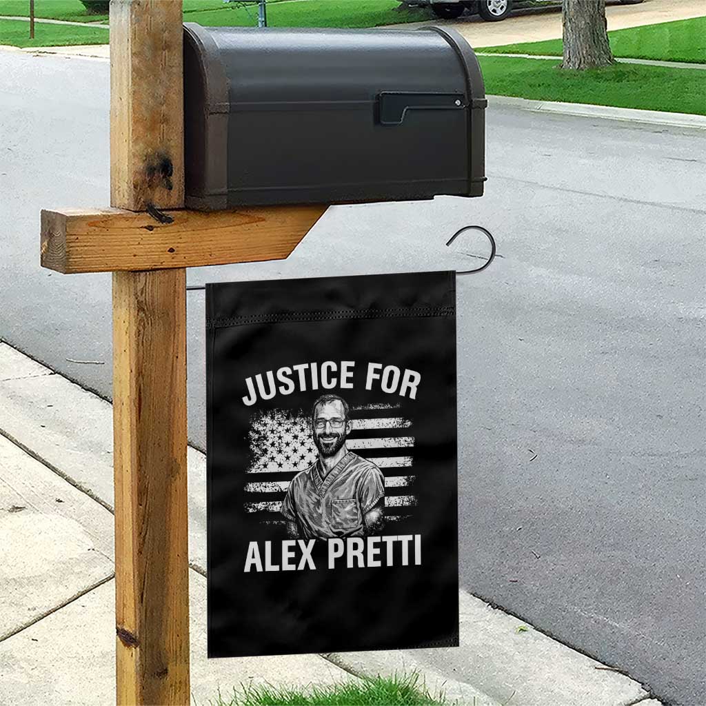 Justices for Alex Pretti Garden Flag Resist Abolish ICE Protest TS14 Print Your Wear