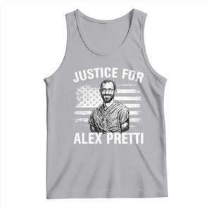 Justices for Alex Pretti Tank Top Resist Abolish ICE Protest TS14 Athletic Heather Print Your Wear