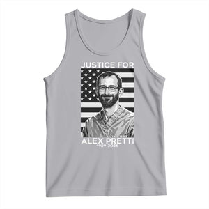 Justices for Alex Pretti Tank Top Resist ICE Immigration Deportation Protest Minnesota TS14 Athletic Heather Print Your Wear