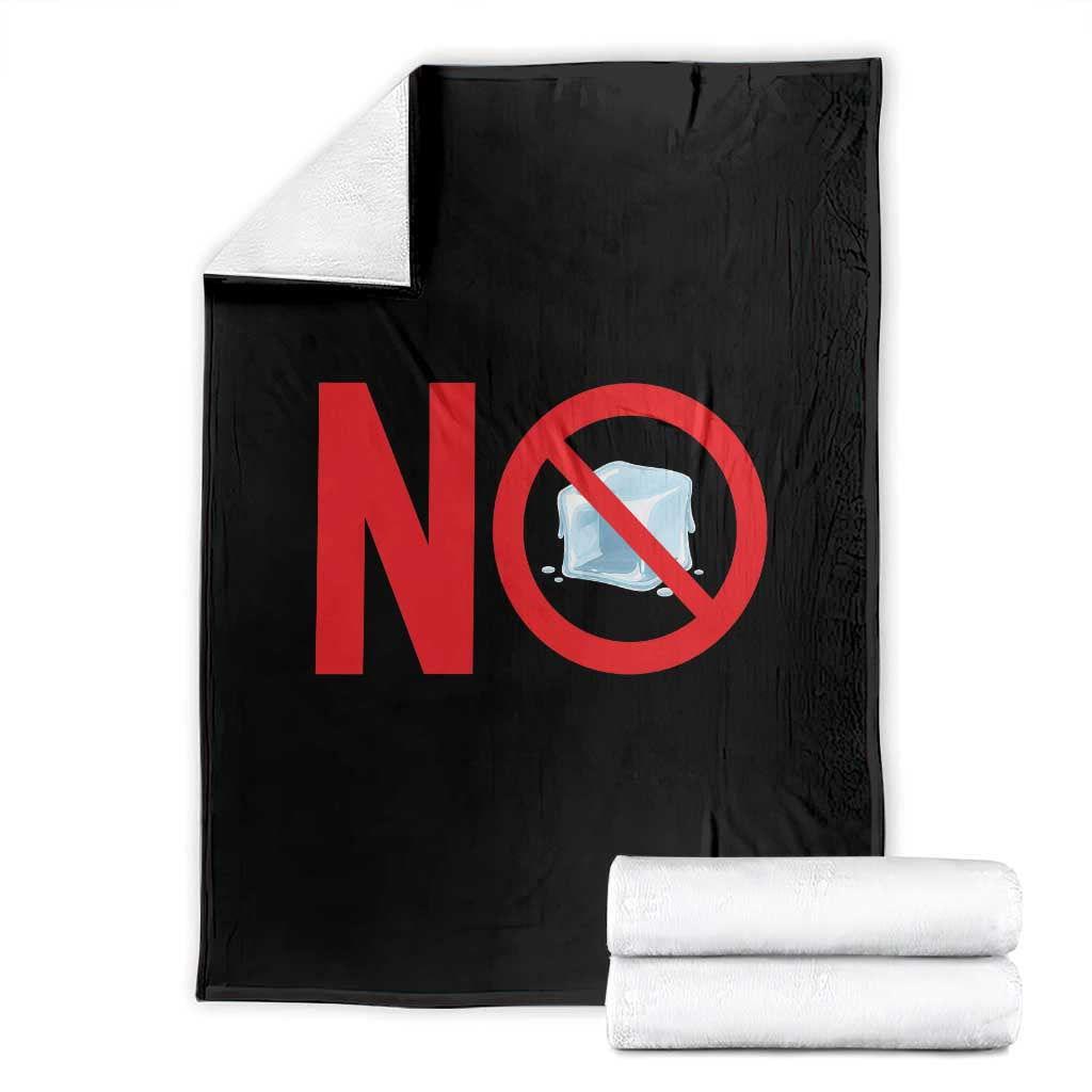 Anti ICE Throw Blanket No ICE Protest Symbol Anti Immigration Enforcement TS14 Black Print Your Wear