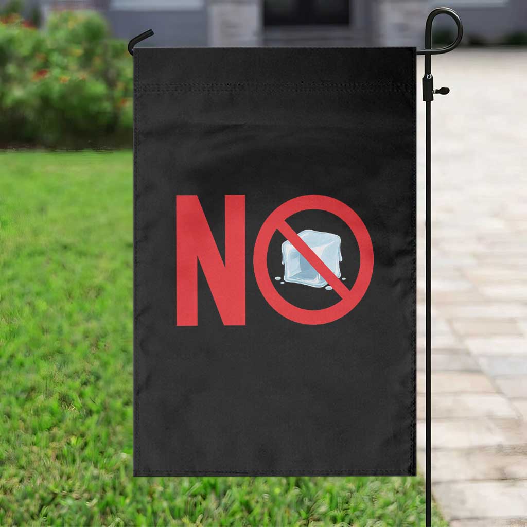 Anti ICE Garden Flag No ICE Protest Symbol Anti Immigration Enforcement TS14 Print Your Wear