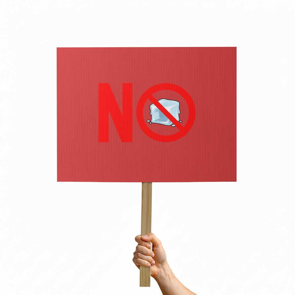 Anti ICE Protest Sign No ICE Protest Symbol Anti Immigration Enforcement TS14 Horizontal 18