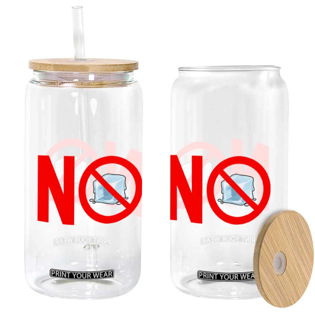 Anti ICE Glass Can No ICE Protest Symbol Anti Immigration Enforcement TS14 Print Your Wear
