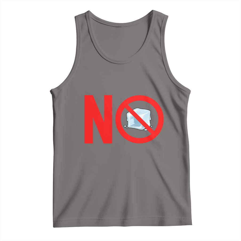 Anti ICE Tank Top No ICE Protest Symbol Anti Immigration Enforcement TS14 Deep Heather Print Your Wear