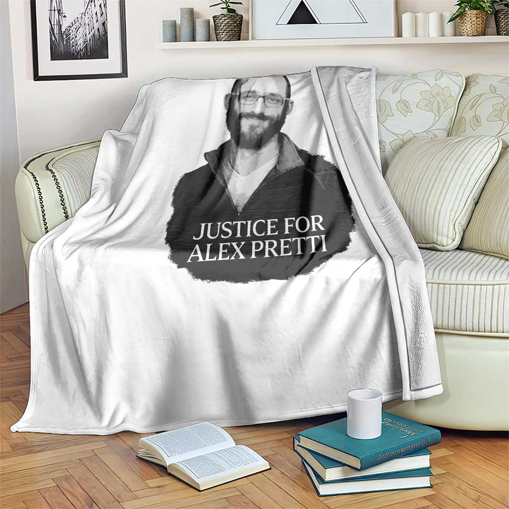 Justices for Alex Pretti Throw Blanket Anti ICE Immigration Protest Human Rights TS14 Print Your Wear