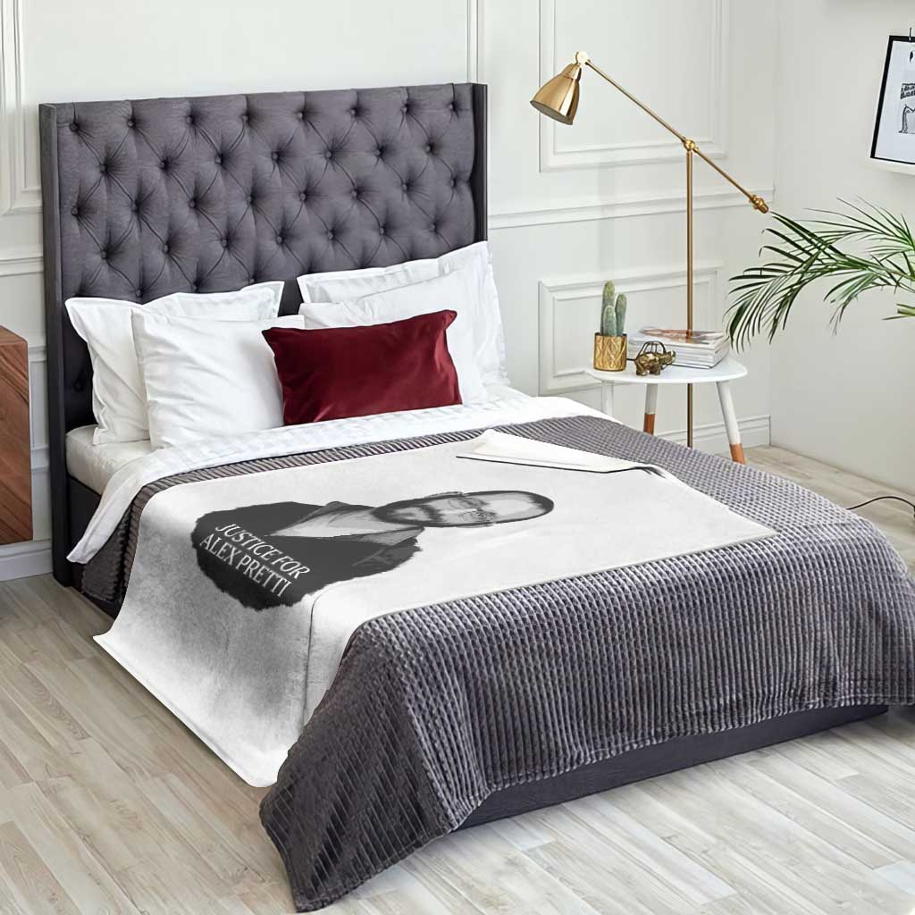 Justices for Alex Pretti Throw Blanket Anti ICE Immigration Protest Human Rights TS14 Print Your Wear