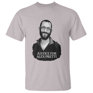 Justices for Alex Pretti T Shirt Anti ICE Immigration Protest Human Rights TS14 Ice Gray Print Your Wear
