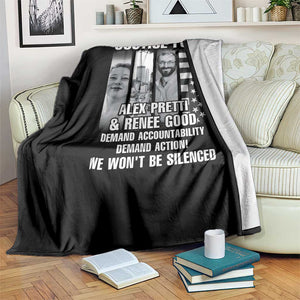 Justice for Alex and Renee Throw Blanket Anti ICE Immigration Protest Human Rights TS14 Print Your Wear