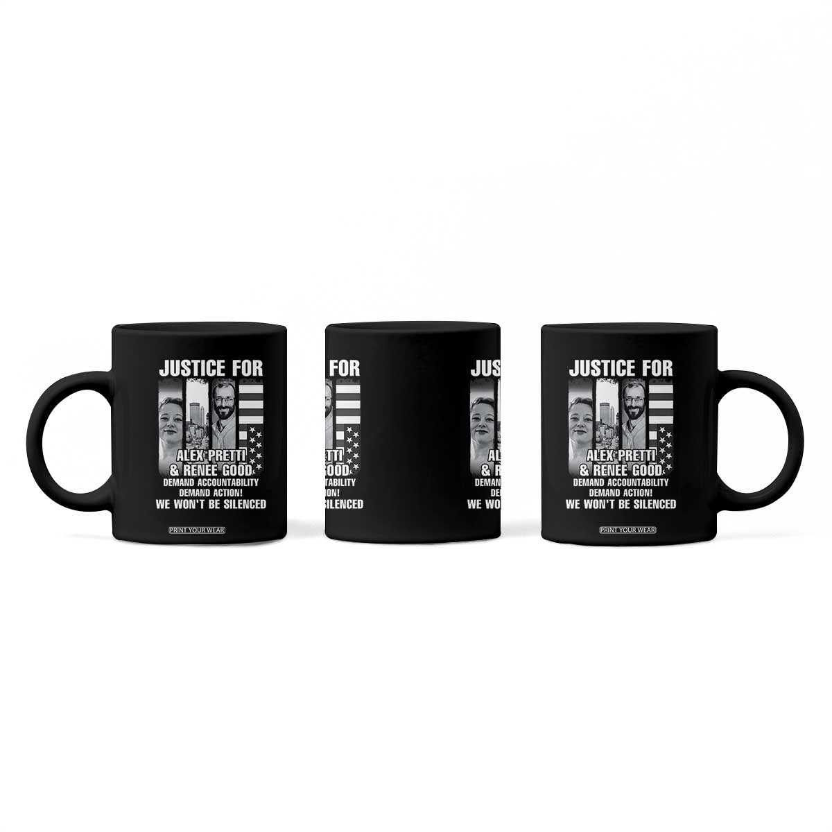 Justice for Alex and Renee Coffee Mug Anti ICE Immigration Protest Human Rights TS14 Print Your Wear
