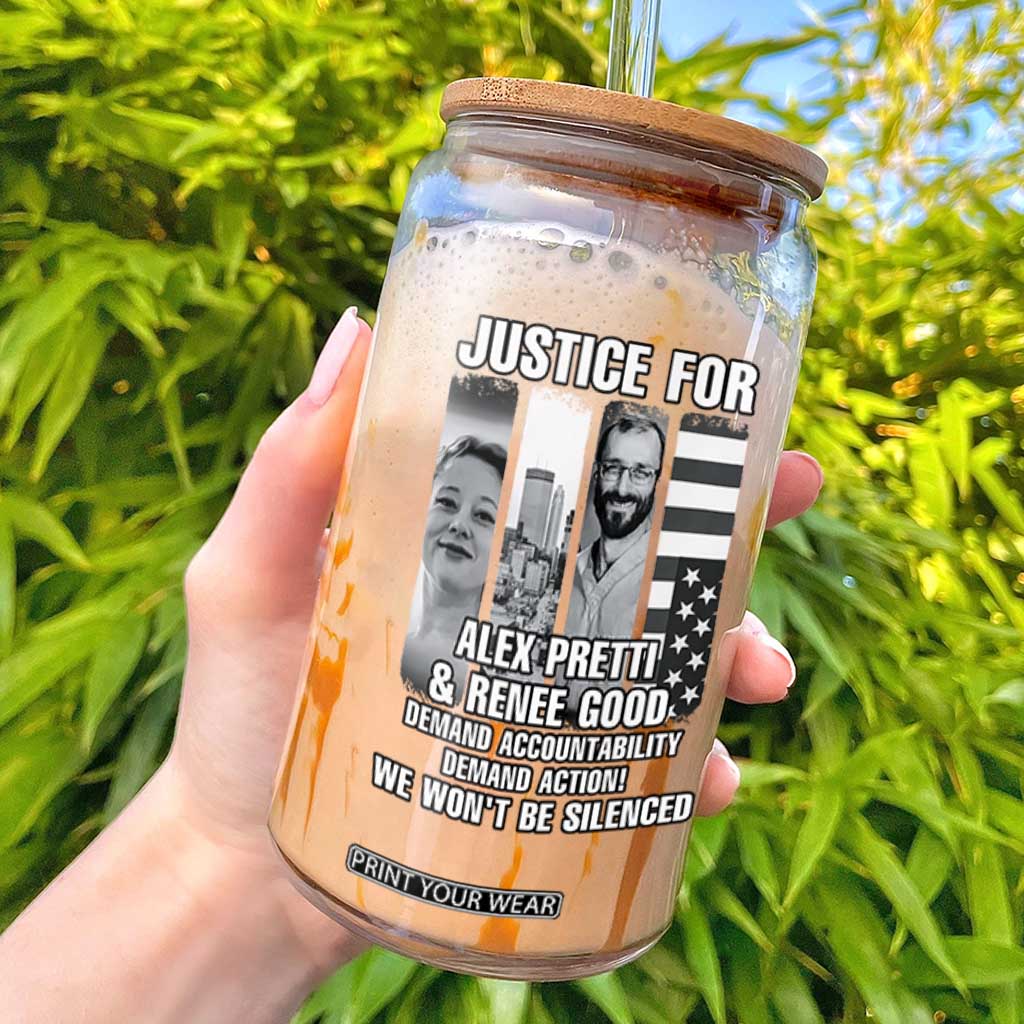 Justice for Alex and Renee Glass Can Anti ICE Immigration Protest Human Rights TS14 Black Print Your Wear