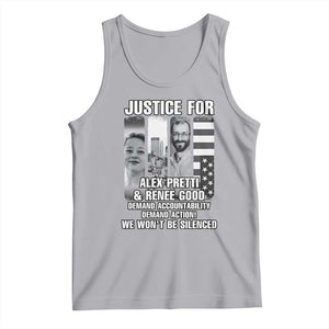 Justice for Alex and Renee Tank Top Anti ICE Immigration Protest Human Rights TS14 Athletic Heather Print Your Wear