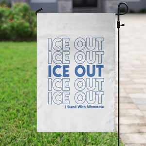 ICE Out Garden Flag I Stand With Minnesota Minneapolis Anti ICE TS14 Print Your Wear