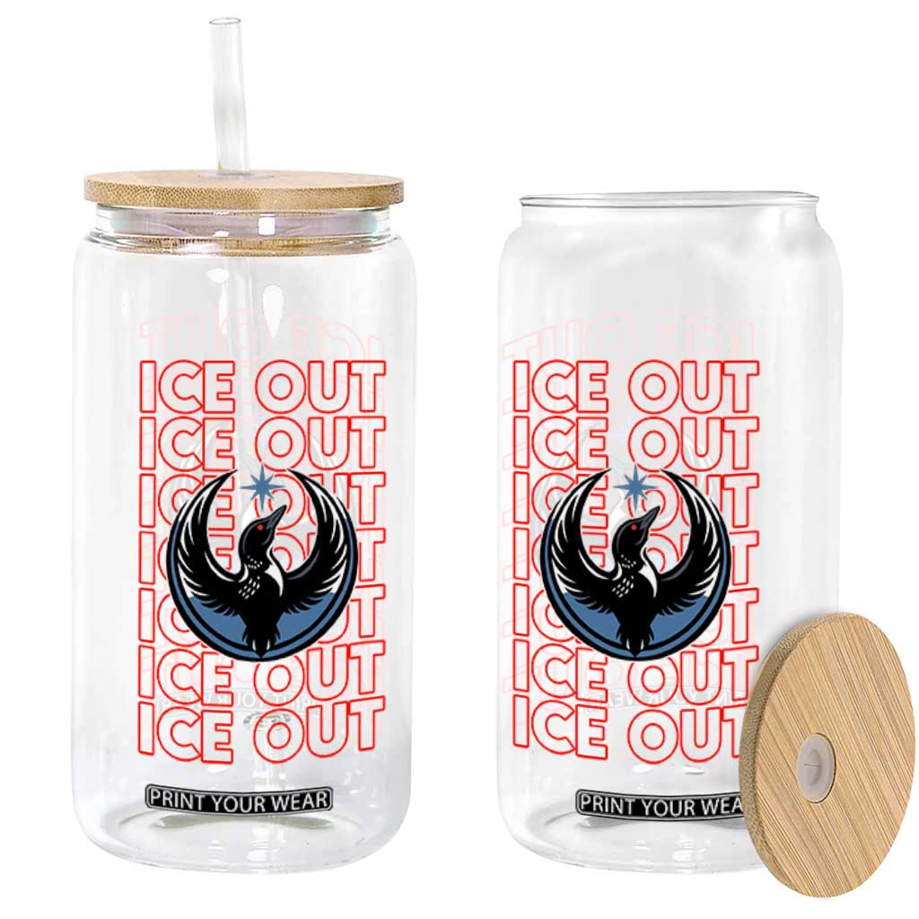 ICE Out Glass Can Minneapolis Resist Anti ICE Immigration Protest TS14 Print Your Wear