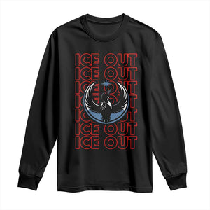 ICE Out Long Sleeve Shirt Minneapolis Resist Anti ICE Immigration Protest TS14 Black Print Your Wear