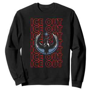 ICE Out Sweatshirt Minneapolis Resist Anti ICE Immigration Protest TS14 Black Print Your Wear