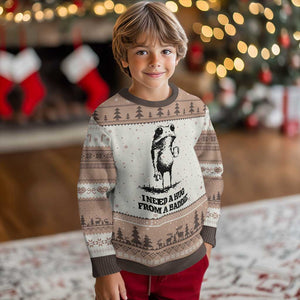 I Need A Hug from A Baddie Ugly Christmas Sweater Funny Frog Saying Quote TS14 Mocha Mousse Print Your Wear