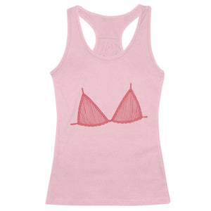 Coastal Bikini Racerback Tank Top Girls Trip Matching Beach Weekend TS14 Light Pink Print Your Wear
