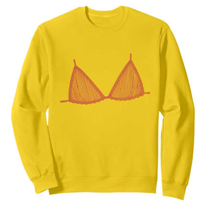 Coastal Bikini Sweatshirt Girls Trip Matching Beach Weekend TS14 Daisy Print Your Wear