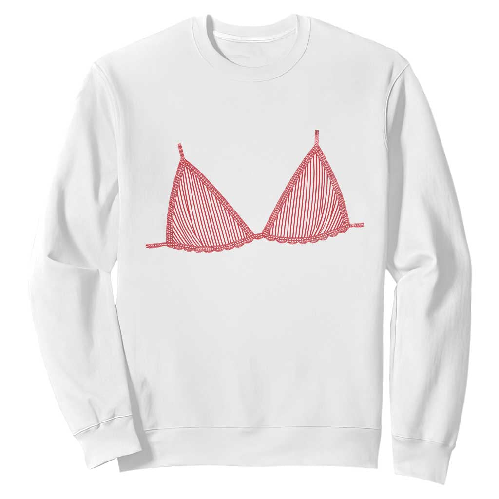 Coastal Bikini Sweatshirt Girls Trip Matching Beach Weekend TS14 White Print Your Wear