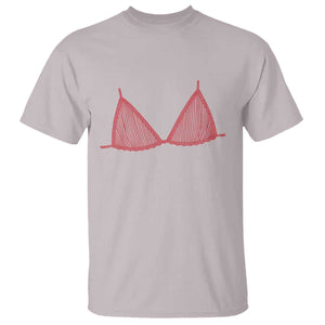 Coastal Bikini T Shirt Girls Trip Matching Beach Weekend TS14 Ice Gray Print Your Wear