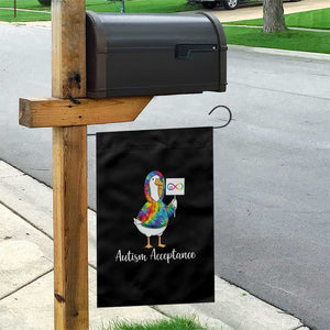 Autism Acceptance Garden Flag Accept Understand Love Support Neurodivergent TS14 Print Your Wear