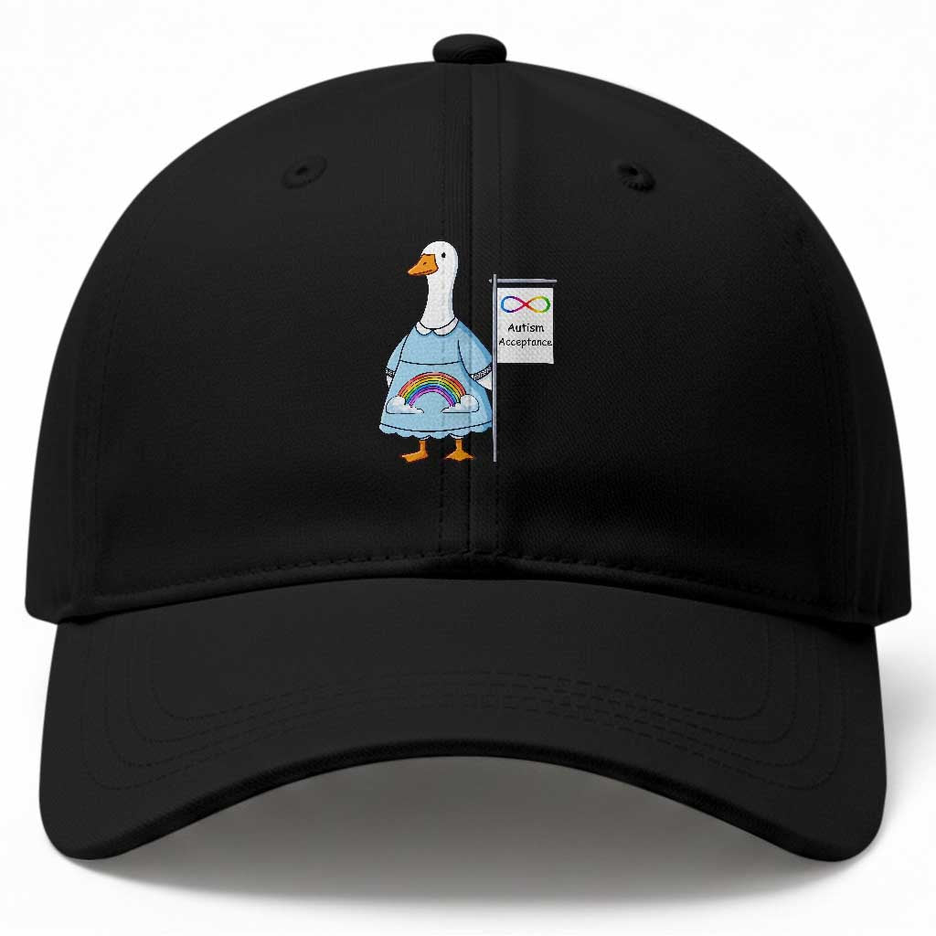 Autism Acceptance Baseball Cap Neurodivergent Awareness Silly Goose Support TS14 Print Your Wear