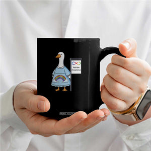 Autism Acceptance Coffee Mug Neurodivergent Awareness Silly Goose Support TS14 Print Your Wear